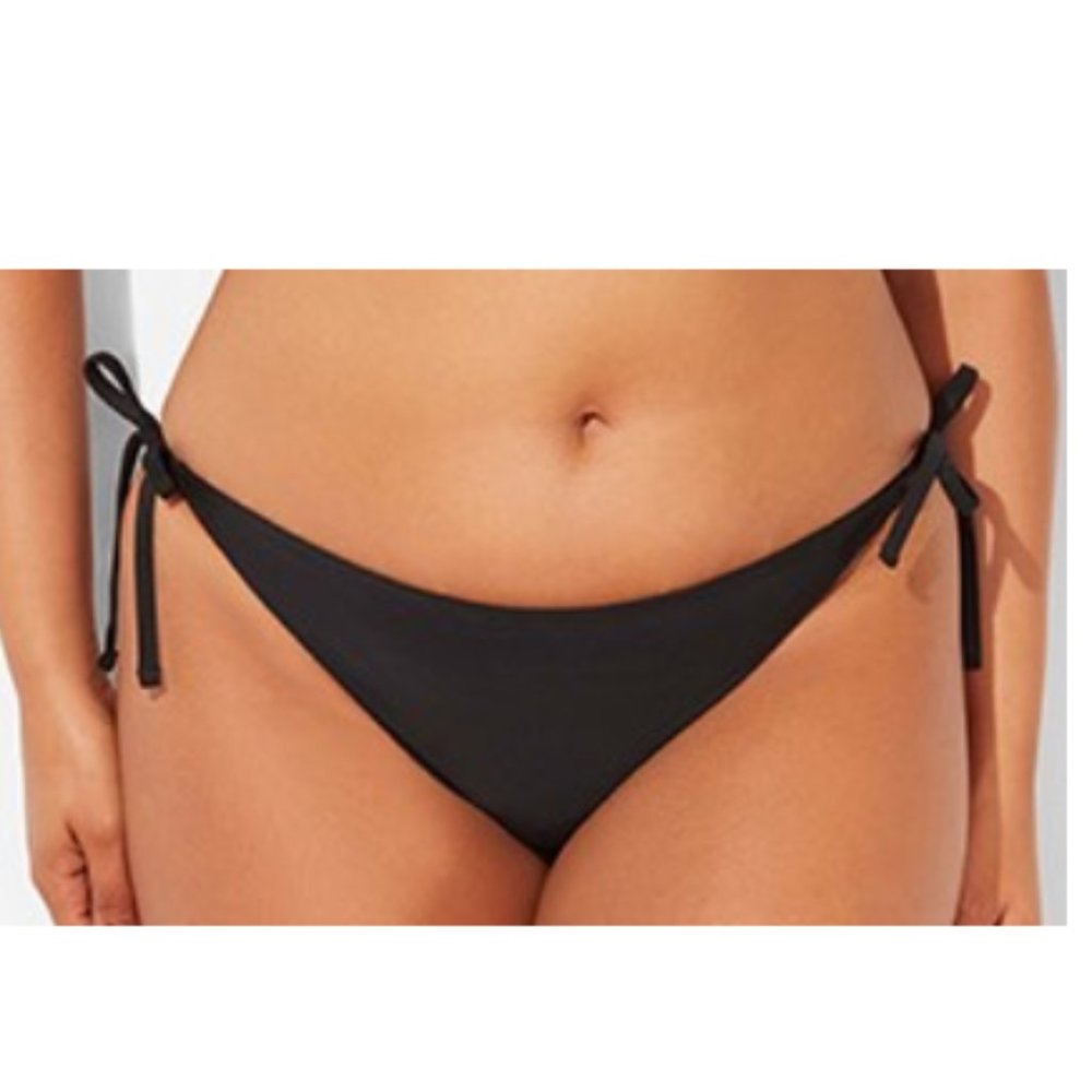 Ashley Graham Icon String Bikini Bottom Sexy black